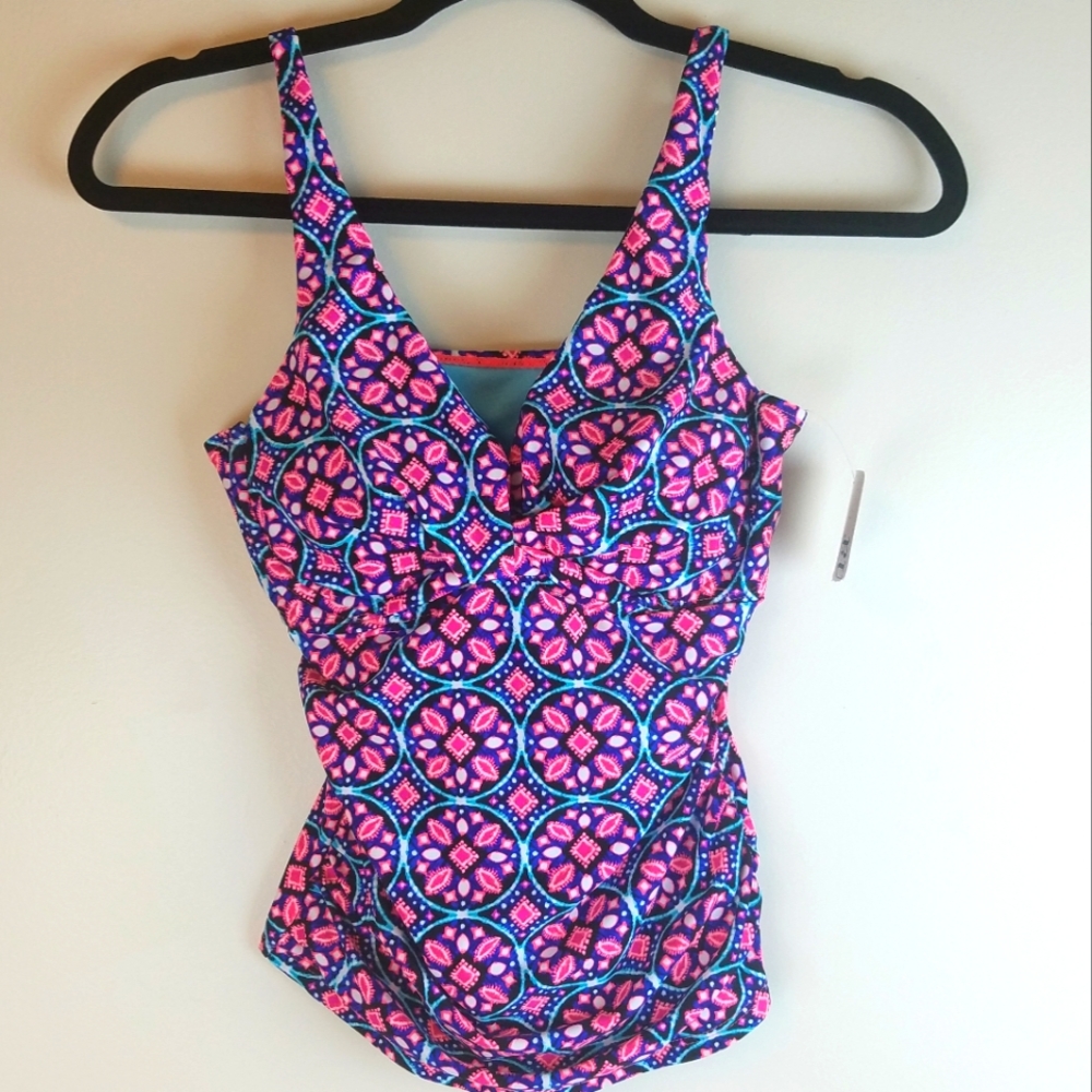 NWT Catalina tankini swim top - small